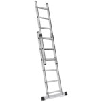 Scara tip platforma, 2 x 6 trepte, 114 x 33 cm, 150 kg, Strend Pro - imagine 3