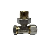 Robinet radiator retur,  16 x 1/2”,  cu filet exterior, pexal