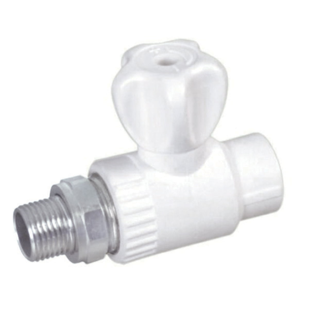 robinet tur drept Robinet drept pentru calorifer, PPR, D 20 mm x 1/2" - imagine 1
