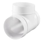 Teu ventilatie, PVC, 90gr, diam 150mm, Vents