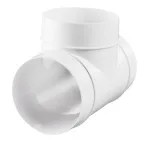 Teu ventilatie, PVC,  90gr, diam 150mm, Vents