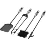Set unelte semineu 5 buc, 66 cm, Nikel - imagine 2
