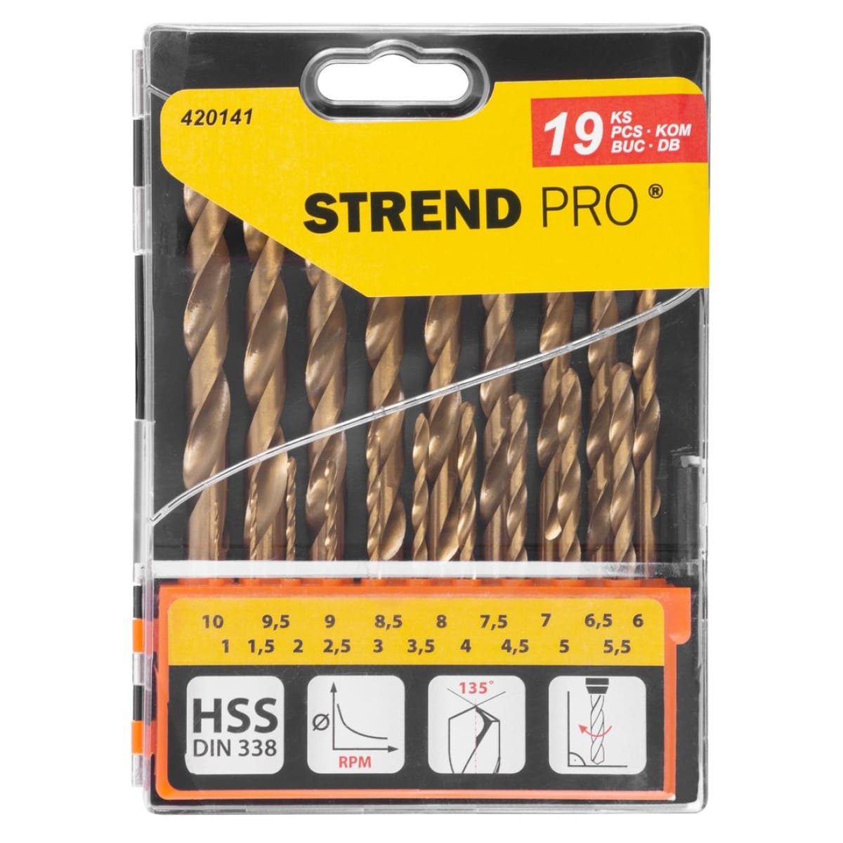 Burghie, set 19 buc, metal, Strend Pro - imagine 2