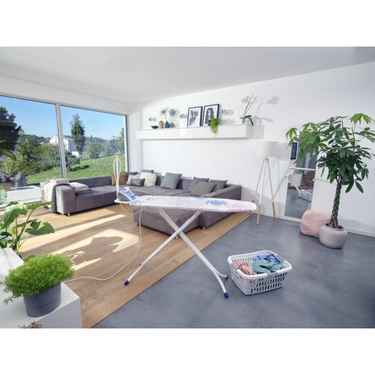 Masa de calcat, 120 x 38 cm, Leifheit 72580 Classic M Compact Plus - imagine 8