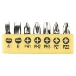 Set biți 7 bucăți, S2, PLO 4-6, PH 1-2-3, PZ 1-2 Strend Pro YF40515