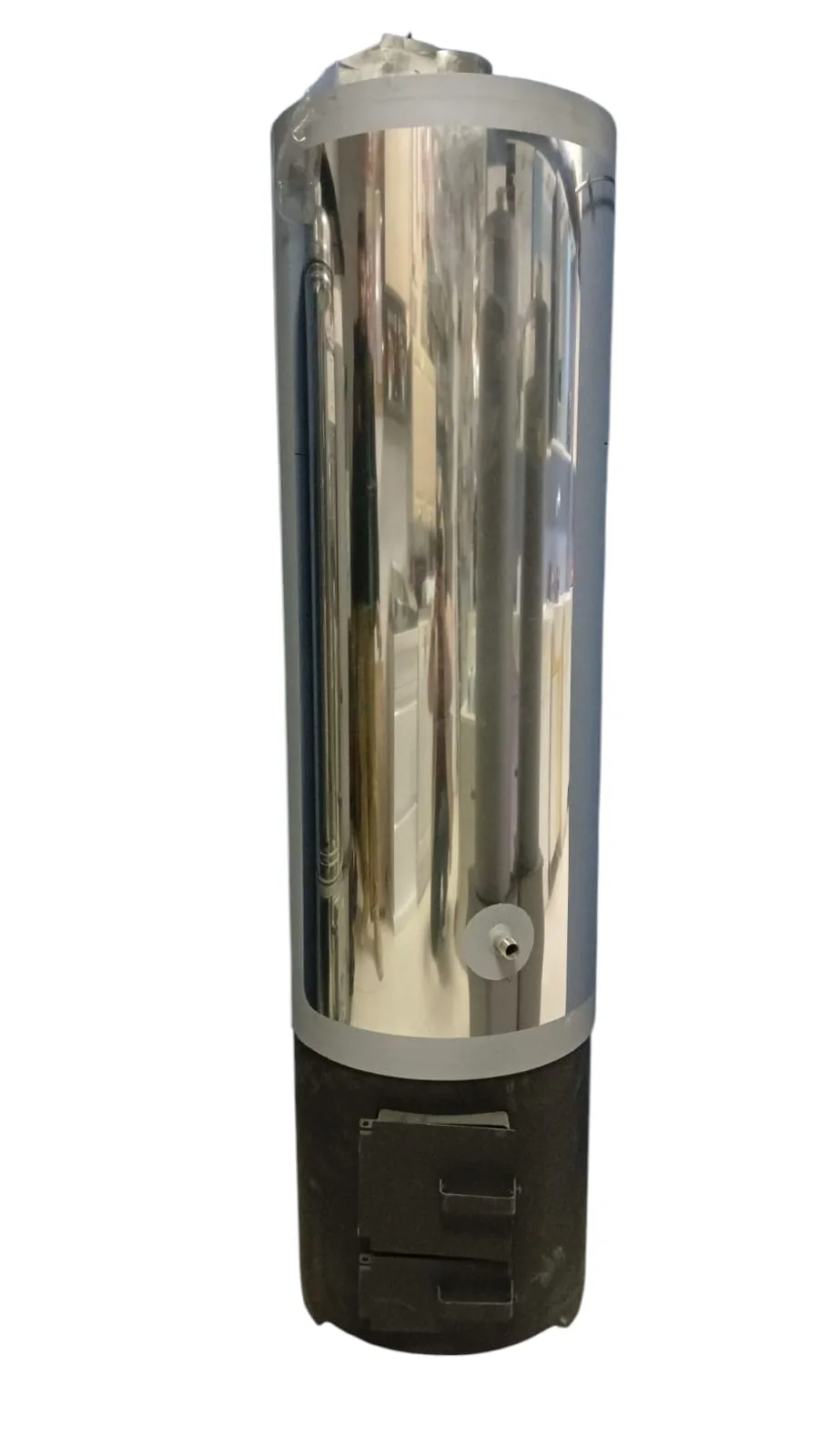 cazan inox 125l si focar Cazan boiler din inox, 125L, cu o sursa si focar - imagine 1