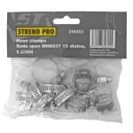 Set cleme furtun 8-27 mm, Strend Pro HC515, 15 bucăți