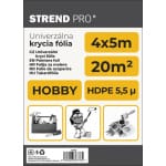 Folie protectie, 4 x 5 m, 5.5my, transparenta, Strend Pro