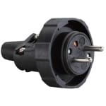 Stecher pentru cablu prelungitor, 230V, IP65, 16A, cauciuc, negru Strend Pro