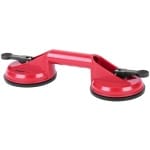 Ventuza pentru transport si montat parbrize, geamuri, placi marmura, granit Strend Pro,  2 cupole, plastic