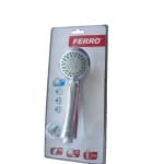 Set duș Ferro cu suport + furtun flexibil – model U300