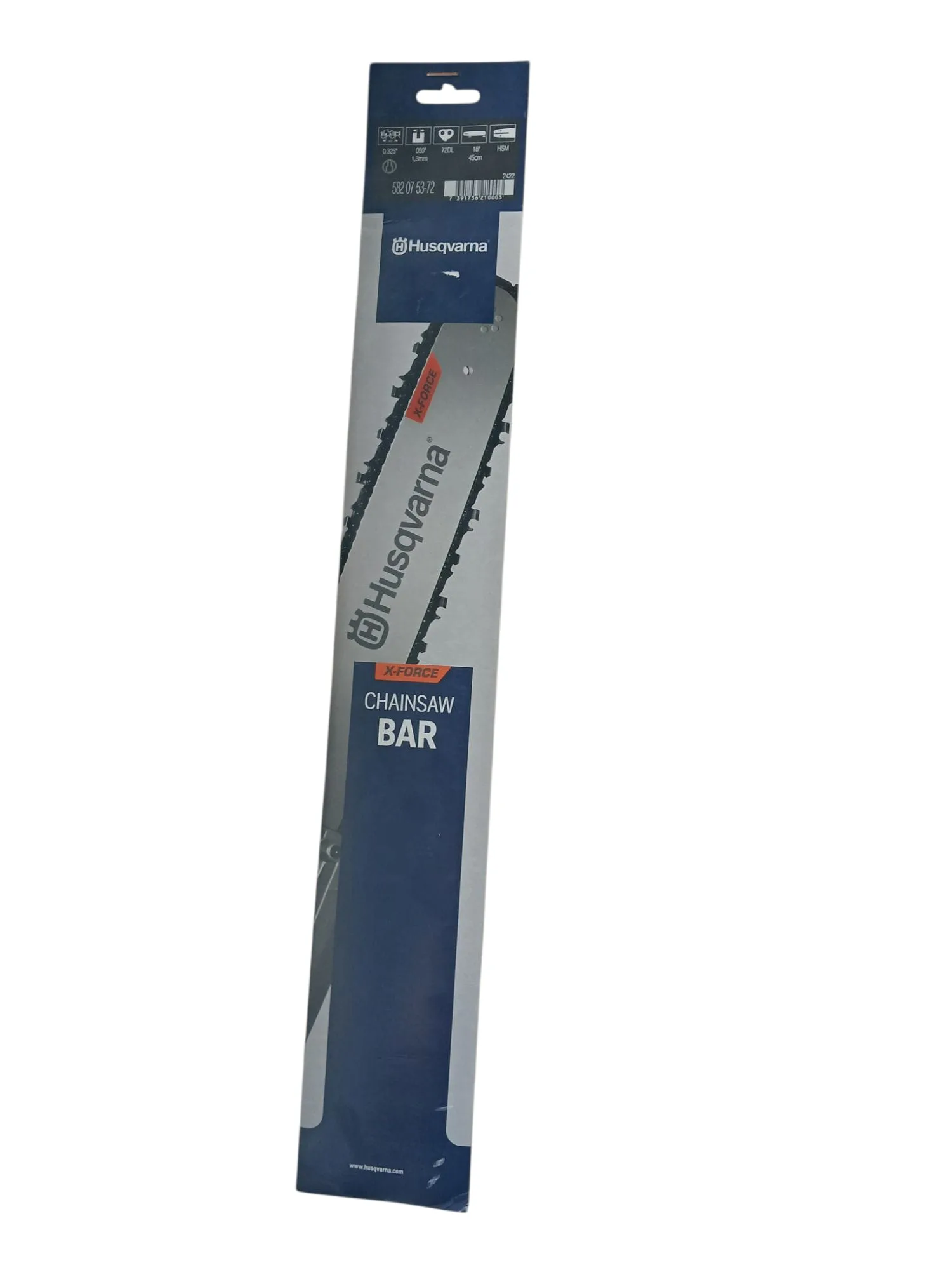 sina 585950868 Sina de ghidaj 45cm 18" 3/8" 1.5m X-FORCE Husqvarna 585950868 - imagine 1