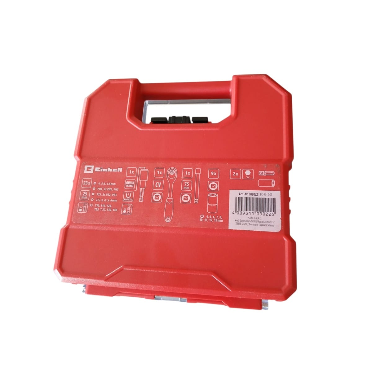 Set capete de insurubare si chei tubulare, mixte, 37 bucati Einhell L-CASE - imagine 2