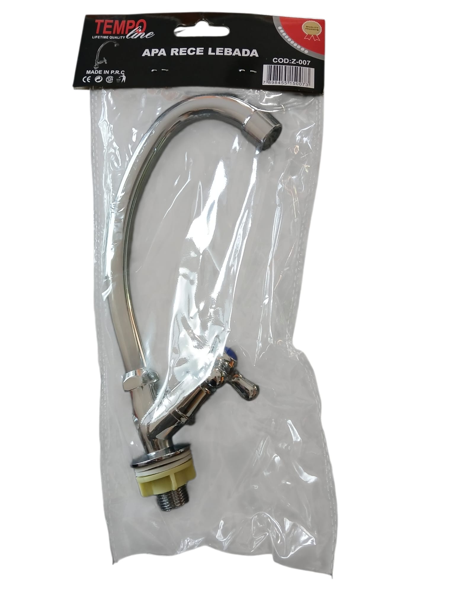 baterie apa rece tempo Baterie apă rece TEMPO Line tip lebădă, crom, Z-007 - imagine 1