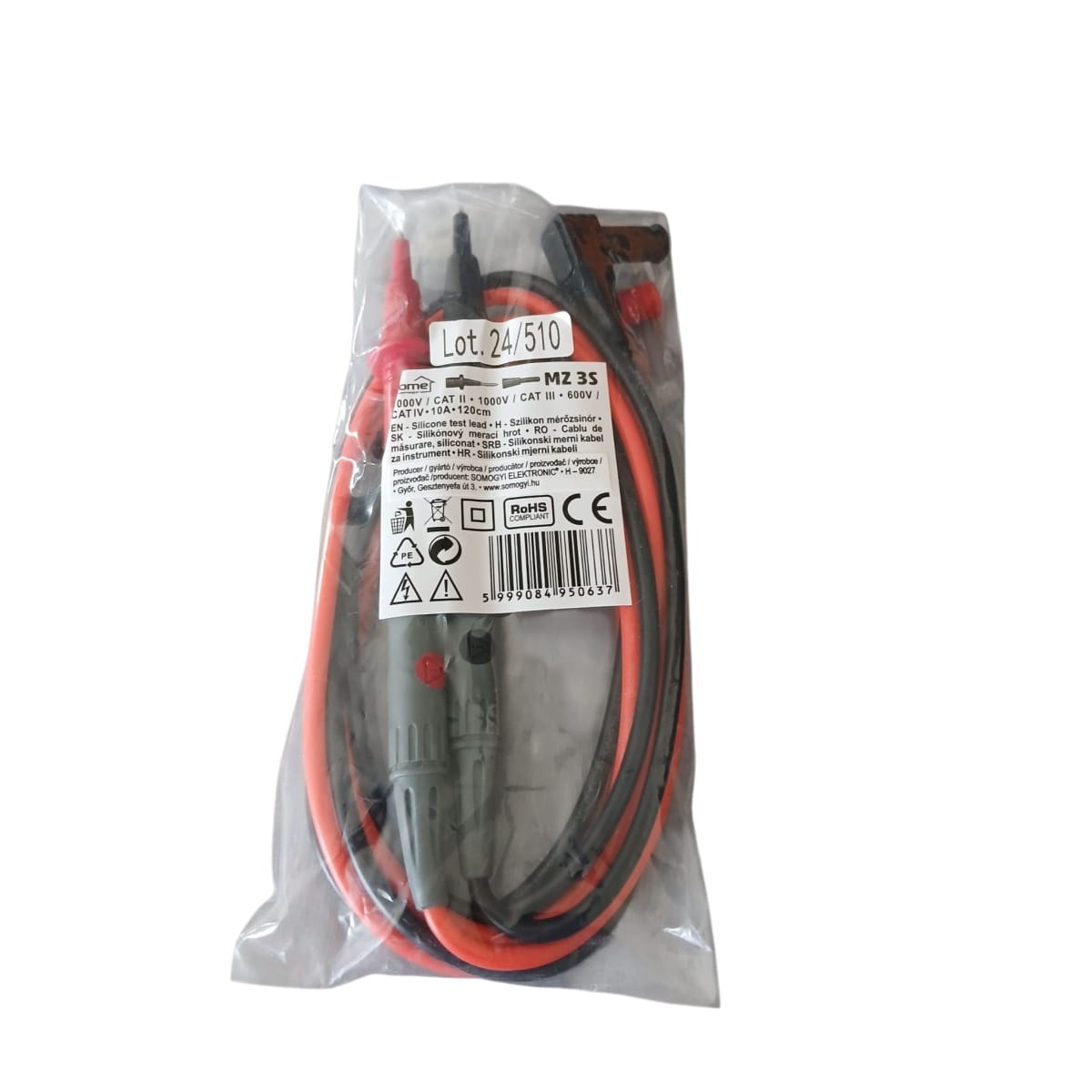 Cablu de masurare 10A 1000V CATIII MZ3S - imagine 2