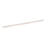 Bară bipolară cu furcă, 1 modul –  1000 mm, 80A