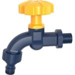 Robinet dublu serviciu, 1/2", Strend Pro plastic