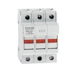 Soclu siguranțe fuzibile ELMARK RT18-32X, 10x38 mm, 32A, 3 poli