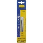 Set 2 burghie pentru metal, HSS M35 cobalt, 2.5 mm - imagine 2