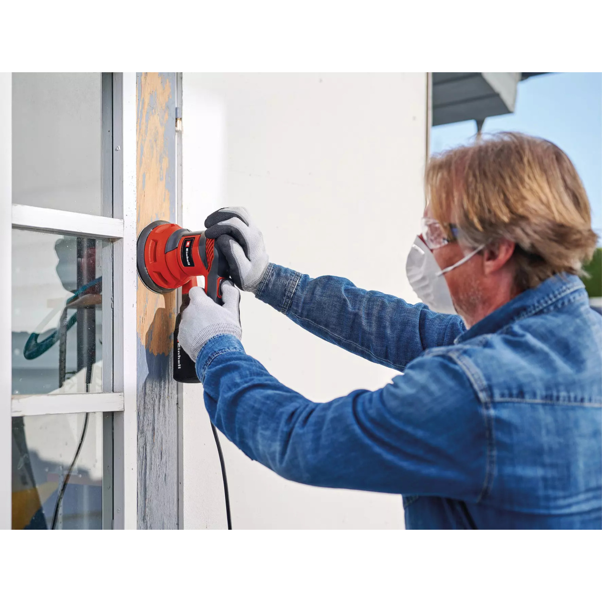 Șlefuitor excentric TC-RS 425 E – 425 W, viteză variabilă, disc Ø 125 mm, Einhell - imagine 3