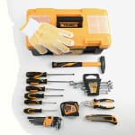 Set unelte de mână 26 piese, Tolsen 3754 – trusă completă pentru uz casnic și profesional - imagine 3
