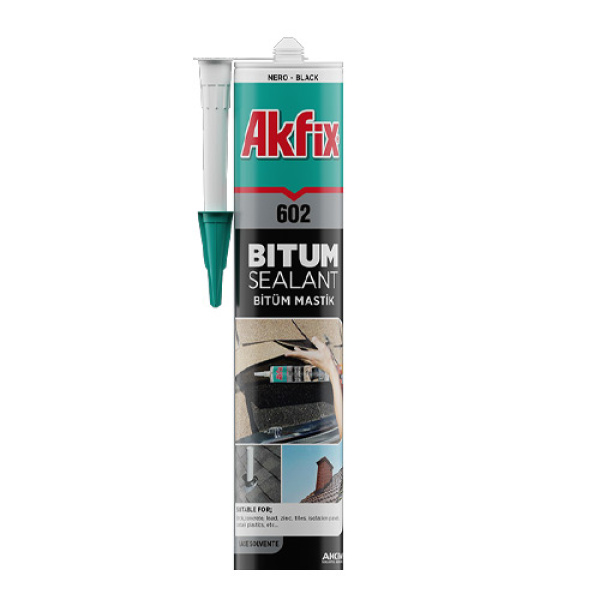 Etansant bituminos, negru, , 310 ml, Akfix 602