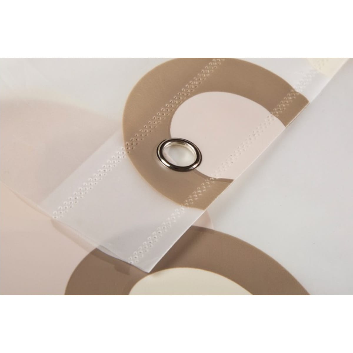 Perdea de duș „Coffee Circles” – 180 × 200 cm, Ermetiq - imagine 3