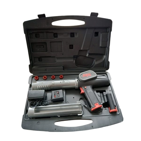 Pistol electric pentru silicon SKIL, acumulator și încărcător incluse, set complet