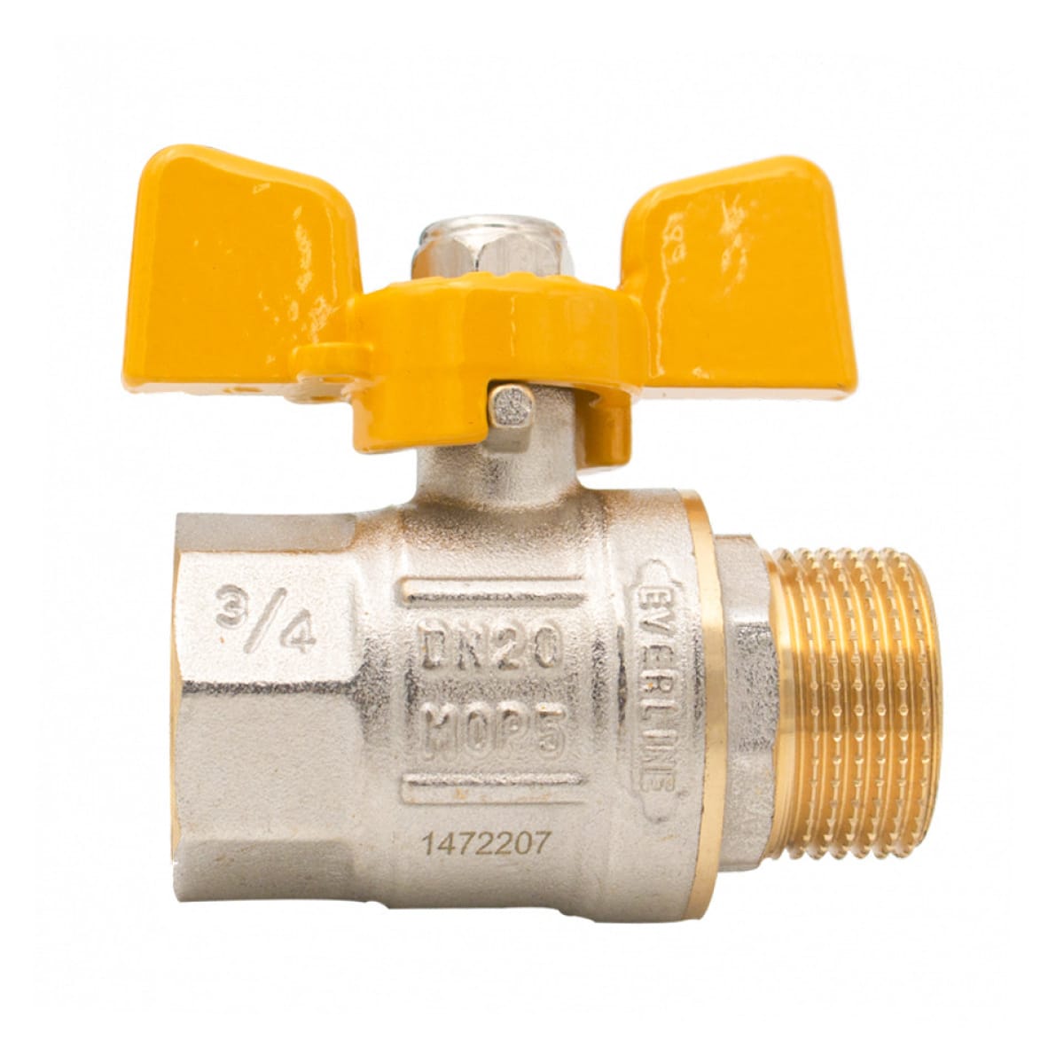 Robinet gaz, 3/4", MF - imagine 2