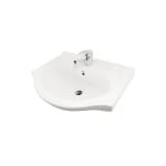 Mobilier baie, baza si lavoar, 50 cm, alb, seria 005, BadenMob - imagine 5
