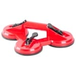Ventuza triplă, plastic rezistent, 100 kg capacitate Strend Pro CUP-182