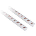 Șină de distribuție bipolară (BUSBAR 2P) 63A, 1m – cupru, 230/400V
