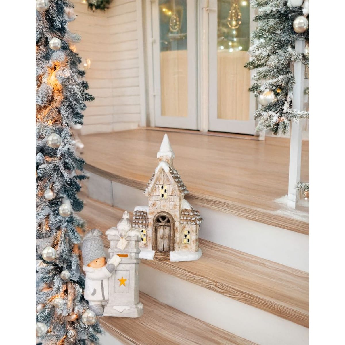 Decoratiune de Craciun MagicHome casuta cu LED 14.5 x 28 x 46 cm - imagine 3