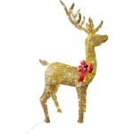 Decorațiune de Crăciun MagicHome, cerb, ren, 150 LED alb cald, IP44, exterior, 70x28x150 cm