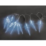 Instalatie turturi, MagicHome, 12 LED alb rece, 3xAA, IP44, exterior, 2.2 m - imagine 2