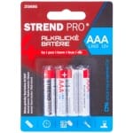 Set baterii alcaline Strend Pro AAA, 4 bucăți, 1.5V, blister