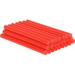 Bagheta silicon Strend Pro GS-201B , 100x07 mm, rosie, adeziv termofuzibil, rezervă pentru pistol de adeziv termofuzibil