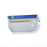 Vizieră de protecție facială transparentă cu bandă din burete și prindere elastică