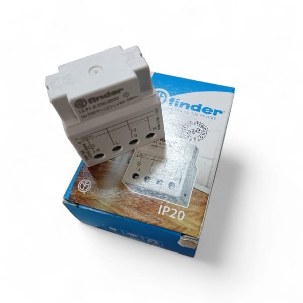 Releu pas cu pas modular 10A, 230V AC – Finder 13.91.8.230.0000 (1 NO)