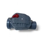 Clapetă de sens canalizare DN 50 cu închidere manuală, montaj în linie