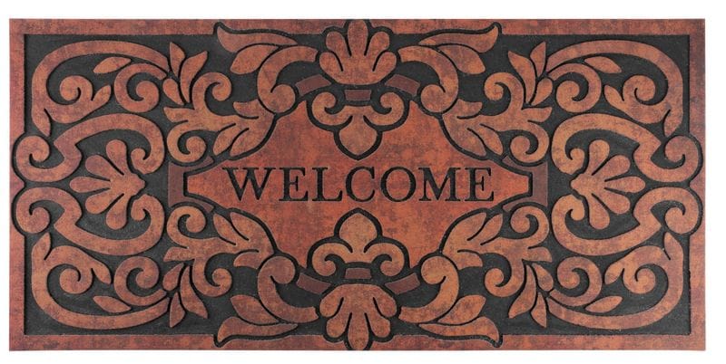 covoras welcome Covoraș de ușă MagicHome RBM 116, în fața ușii, Welcome, cauciuc, 120x58 cm - imagine 1