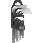 Set chei imbus Strend Pro HK0044, 9 piese, hexagonale S1, Allen cu bilă