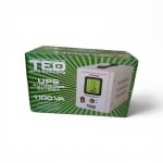 UPS TED 1100VA/700W cu Autonomie Extinsă și Display LCD - imagine 2