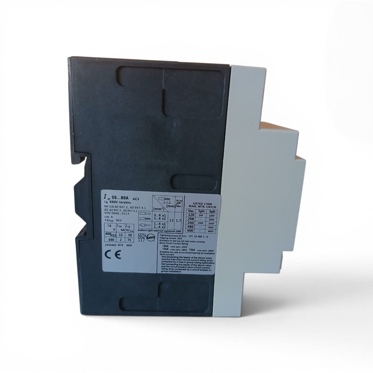 Întrerupător termomagnetic TM3-E80 56-80A - ELMARK - imagine 2