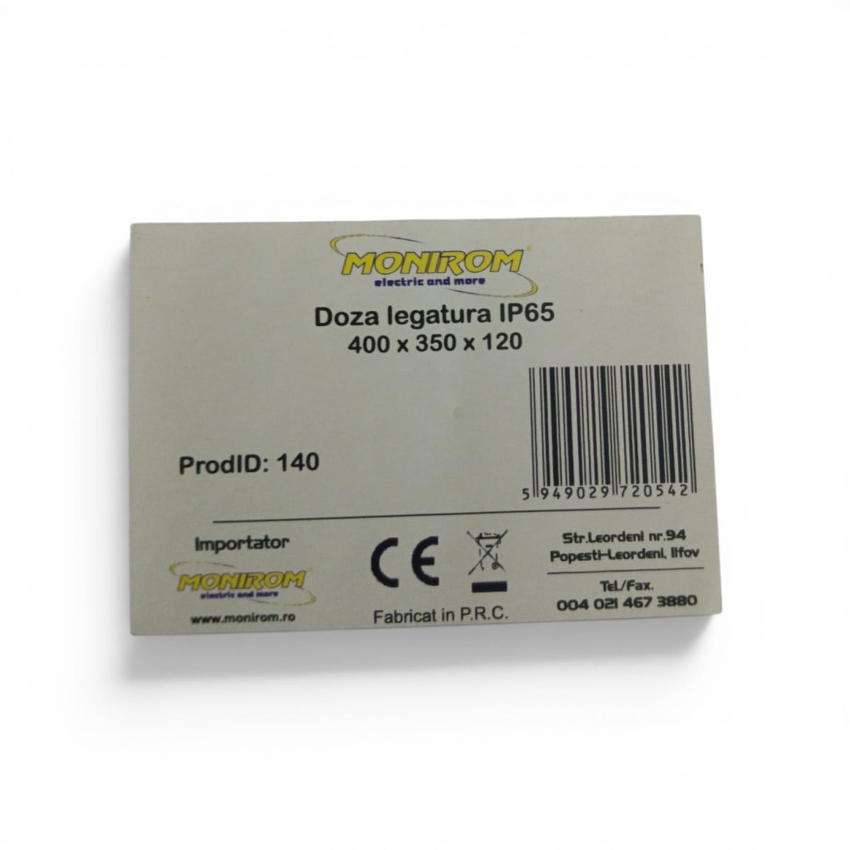 Doză de legătură IP65 Monirom – 400 x 350 x 120 mm - imagine 2