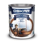 Lac pentru lemn, 3 in1, castan, interior / exterior, 2,5 L, Oskar Yacht