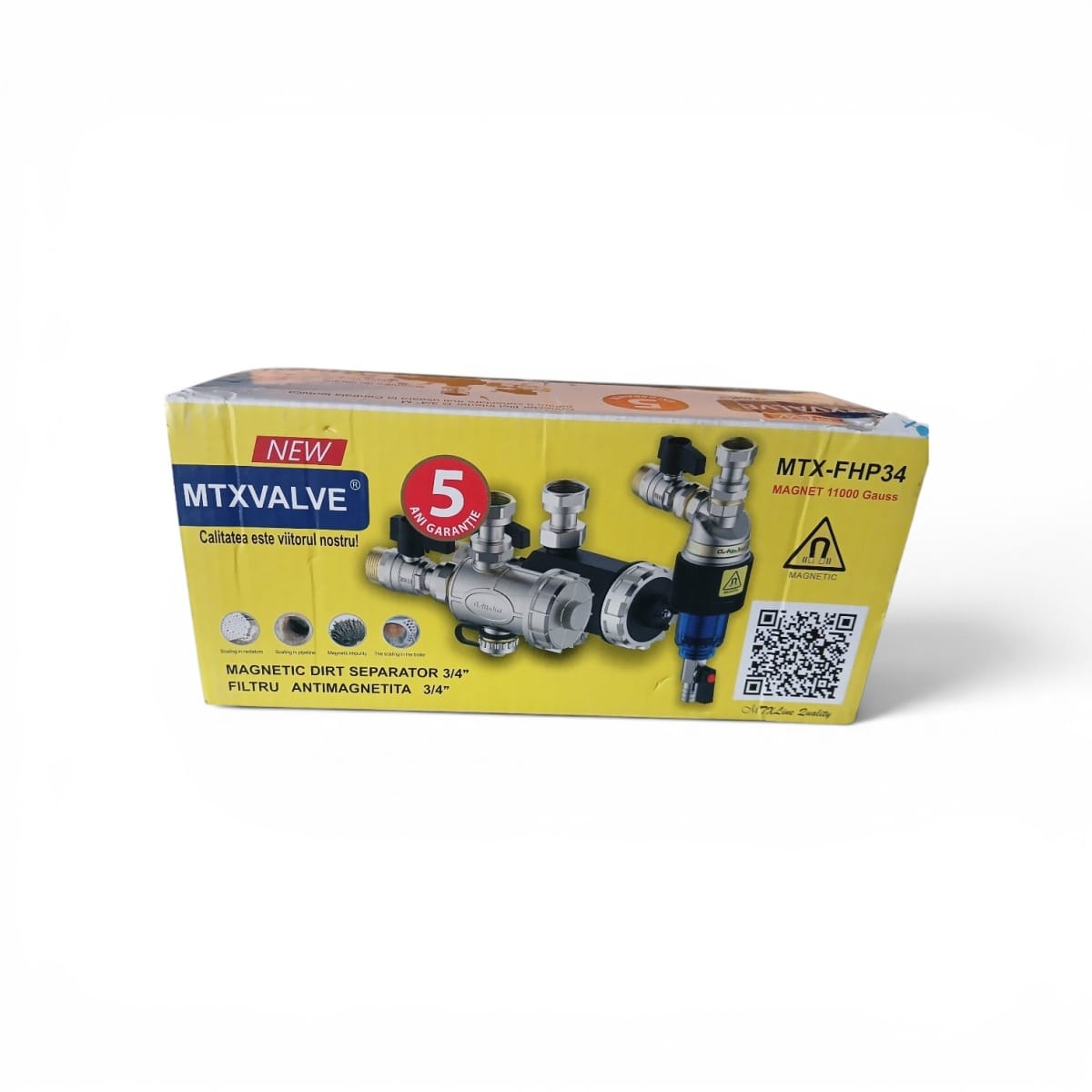Filtru Antimagnetită 3/4" MTXVALVE PL-FIB 11000 Gauss - imagine 2