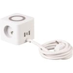 Prelungitor Cub Strend Pro cu Încărcare Wireless, USB-C + USB-A, 1.4m