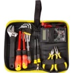 Set de scule Strend Pro CMT-05.0215 – 15 piese, electrician + multimetru, într-o geantă