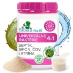 Activator bioenzimatic Mr. Bacteria UNI 4 în 1, 500 g, pentru fose septice, sifoane, stații de epurare și latrine